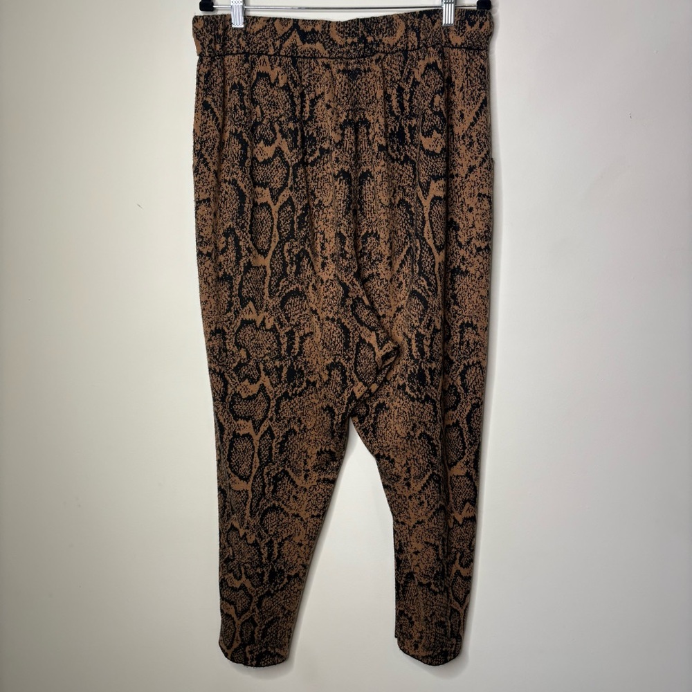 Anthropologie Snake Python Print Soft Stretch Pan… - image 5